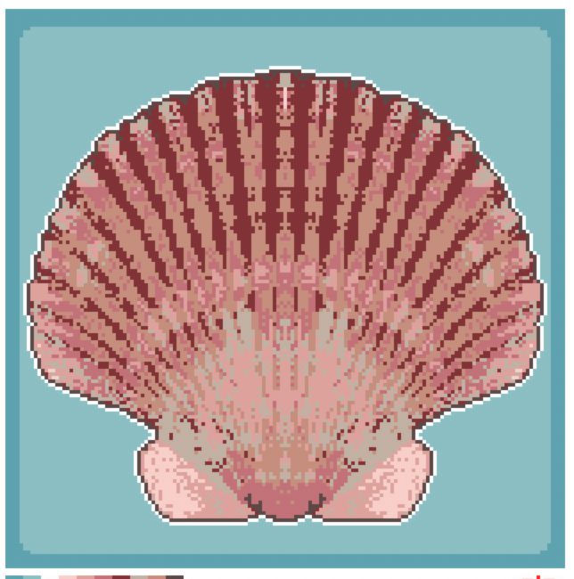 The Mindfulness Collection: The Scallop Shell Needlepoint Canvas – Jenny  Henry Designs