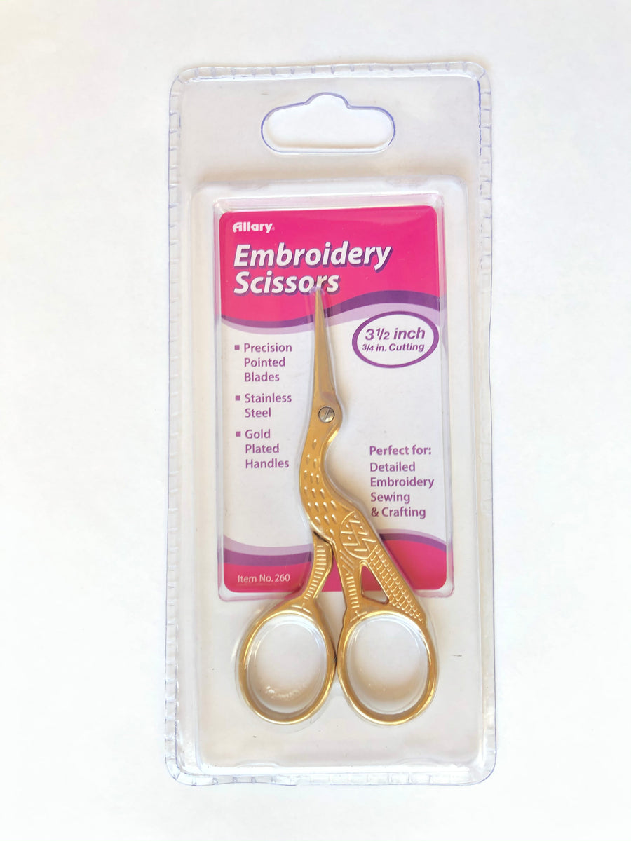 Crane Embroidery Scissors (small) – Penny Linn Designs