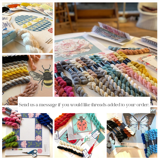 Stitch Break: The Bookshop Needlepoint Ornament Kit – Jenny Henry Designs