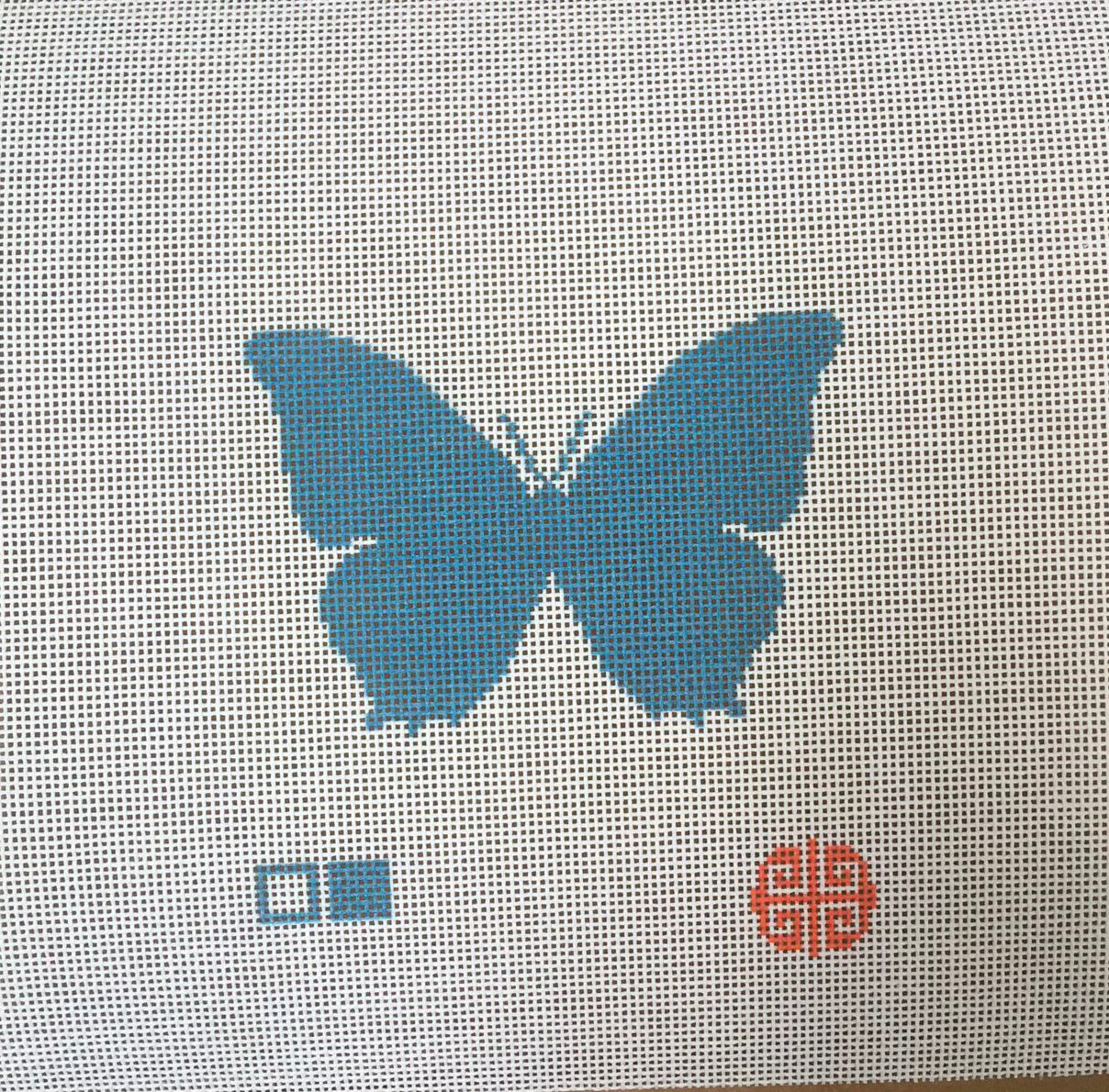 Mini Mindful Wedgwood Blue & Cream Butterfly