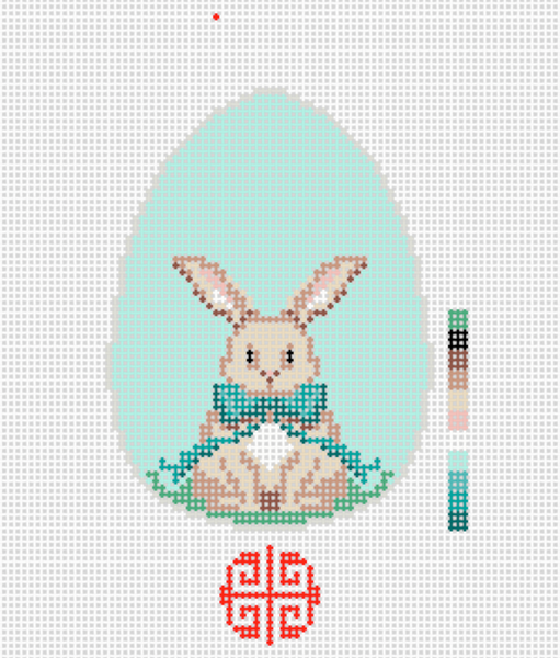 Easter Collection: Bunny with Bow Egg