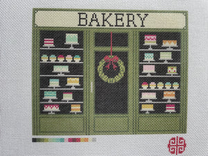 The Little Shop Series: The Holiday Bakery 13 Mesh Needlepoint Clutch Canvas