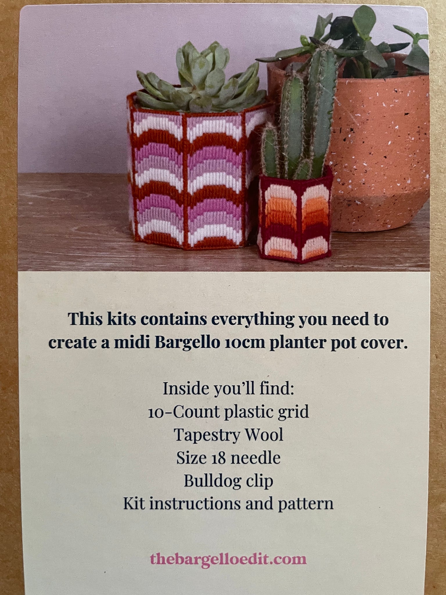 Sale! The Bargello Edit Planter Pot Cover Kit