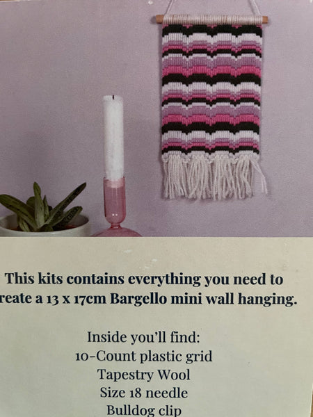 Sale! The Bargello Edit Mini Wall Hanging Kit