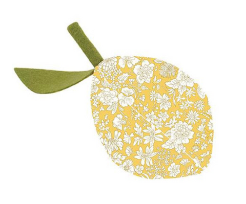 Liberty Fabrics Lemon Pin Cushion Emily Belle