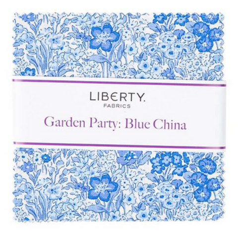 Liberty Fabrics Garden Party Blue China 5" Stacker