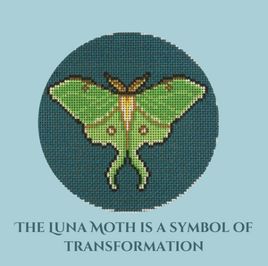 Preorder: Luna Moth 4" Round 18 mesh