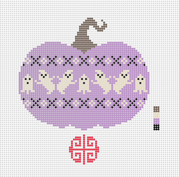 Ghosts Mini Pumpkin 13 mesh