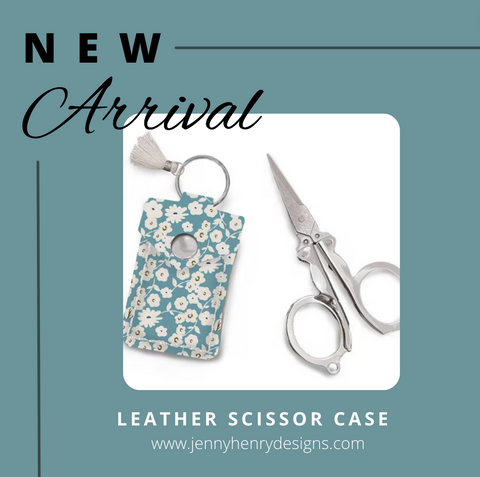 New Arrival: Leather Scissor Pouch